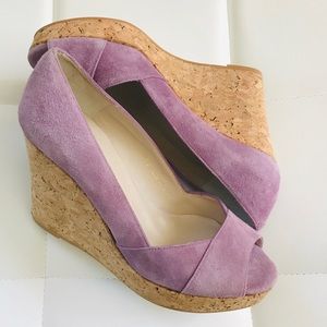 Boden Cork Wedge Shoes